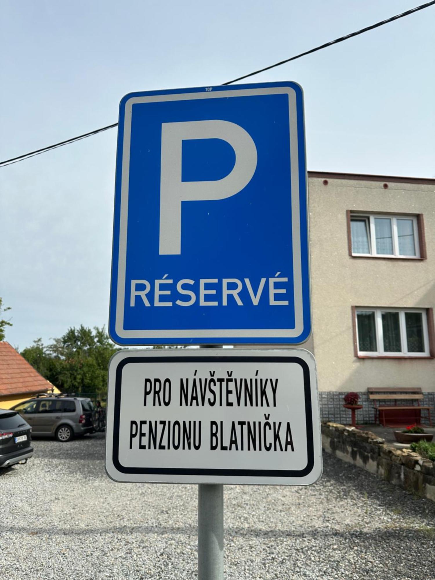 Penzion Blatnička Esterno foto